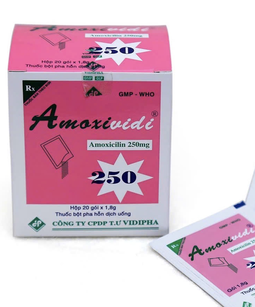 Amoxividi 250 điều trị nhiễm khuẩn đường hô hấp