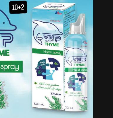 VNP Spray Thyme 100ml - Dung dịch muối biển xịt mũi